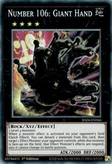Number 106: Giant Hand - RA04-EN066 - Collector's Rare - 1st Edition